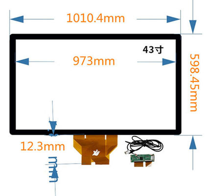 43PCAP 터치 패널 6H 산업 터치 스크린 패널 PC