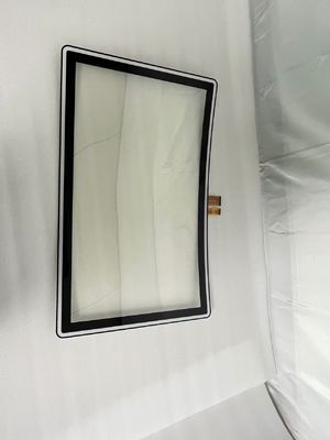 32인치 곡선 터치 패널 스크래치 저항성 멀티 디바이스 터치 모니터