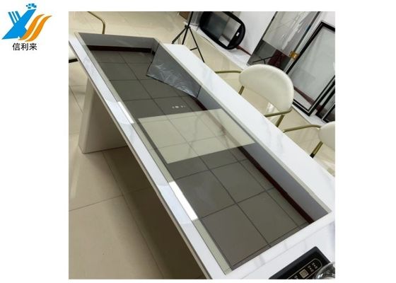스마트 가구 피트니스 클럽 상업용 디스플레이 사용자 정의 가능한 방수 투영 용량 터치 스크린 스마트 미러