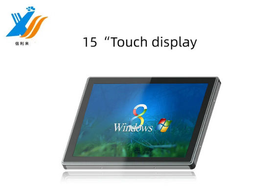 15 인치 산업 터치 모니터 터치 디스플레이 안드로이드 뷰 앵글 178° OEM