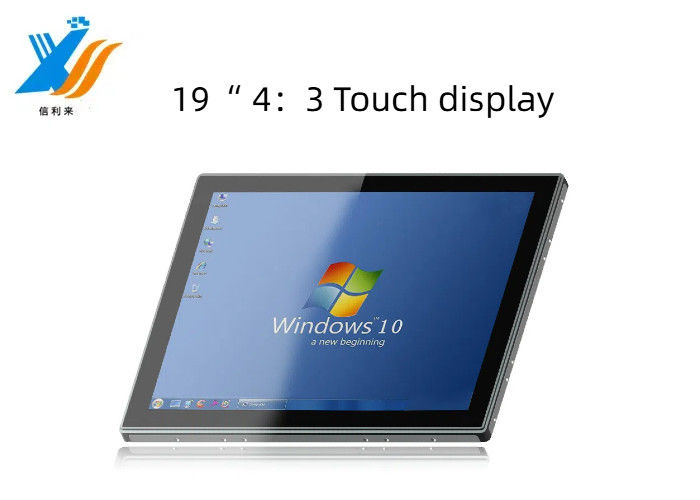 19 "다중 터치 투영 용량 (PCAP) 터치 스크린 방수 방유 항 UV AR AG AF 펜 터치 LCD 디스플레이 LED 모니터 VGA HDMI 산업 상업 의료 교육