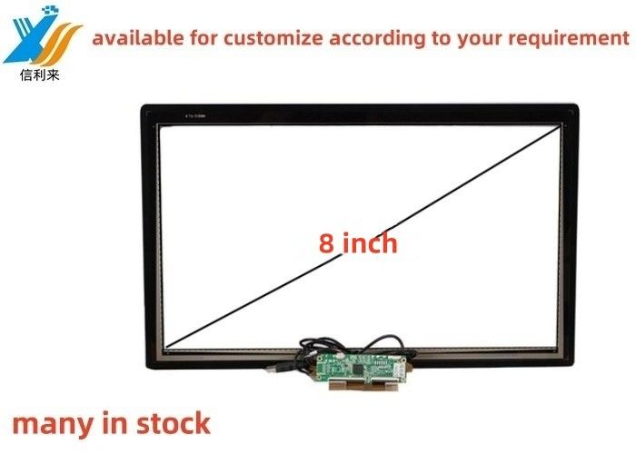 8인치 멀티 터치 프로젝션 USB 용량 (PCAP) GG GFF ITO 터치 스크린 패널 Tft LCD 디스플레이 LED 모니터 사용자 정의 AR AG AF 항 자외선 방수 방수 장갑 펜 터치 태블릿 PC 교육 게임